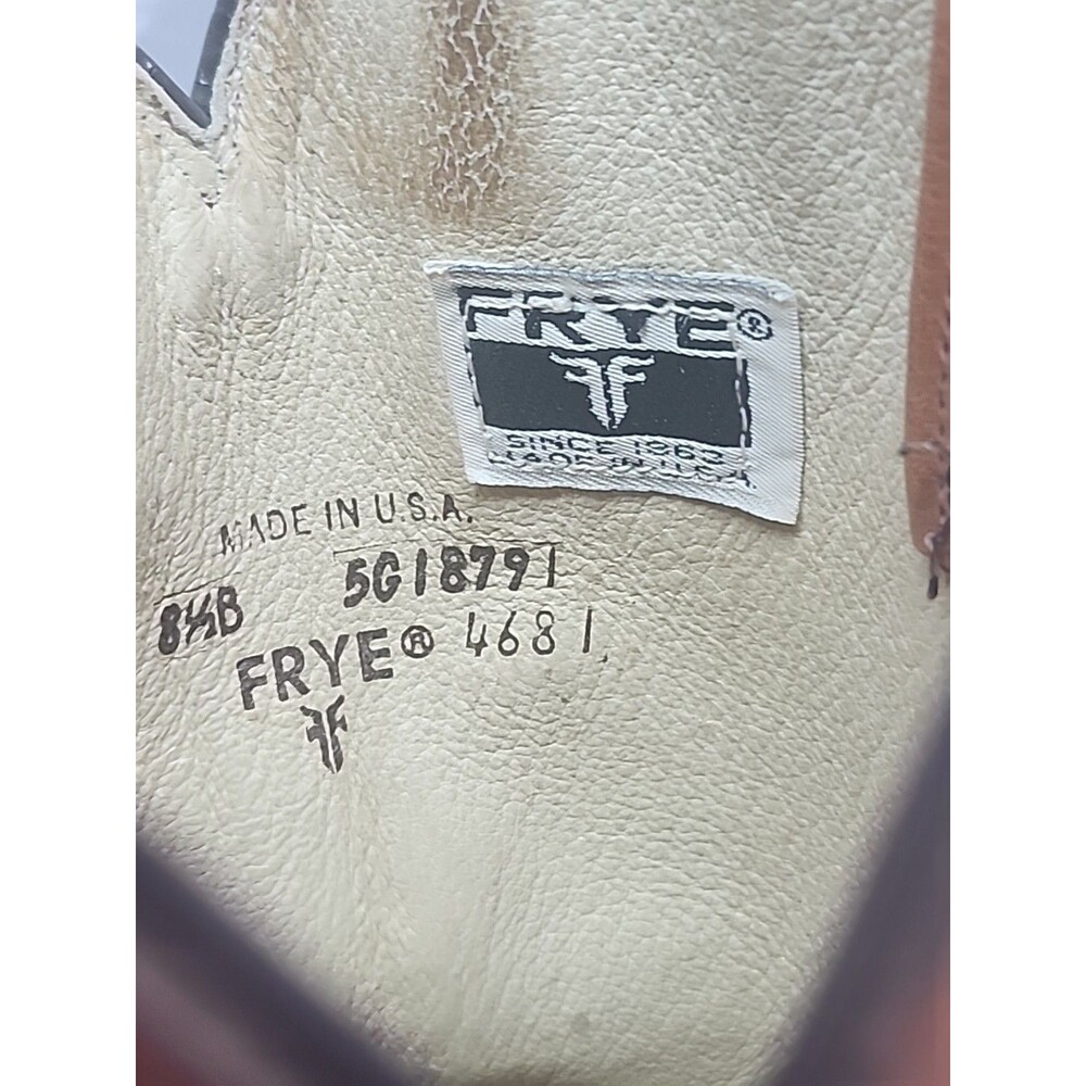 Frye Brown Leather western  Boots Women 8.5B  5G18791  4681 - Picture 8 of 8